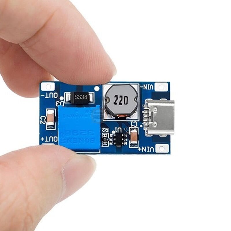 MT3608 2A Type-C Usb Voltaj Yükseltici DC-DC Güç Modülü-Boost Modül