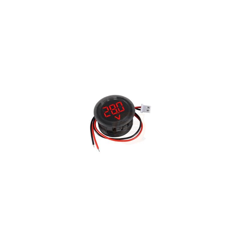 DC 4-100V Led Dijital Kırmızı Ekran Dairesel Voltmetre