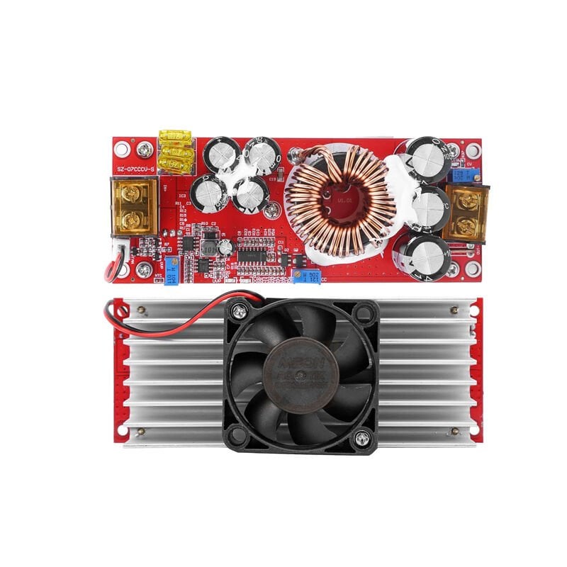 DC-DC 1500W 30A Voltaj Yükseltici Boost Modül Ayarlanabilir Gerilim Yükseltici