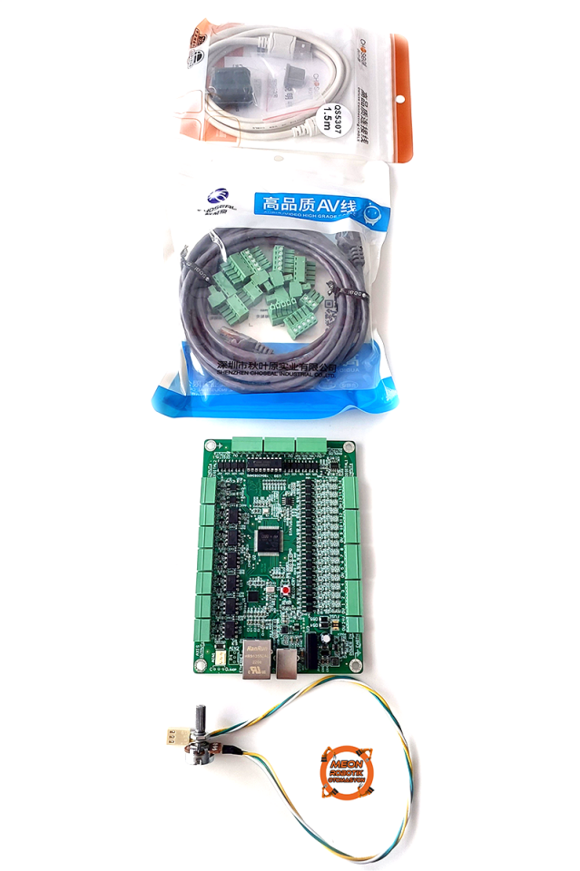 6 Eksen Ethernet-Usb Mach3 Cnc Kontrol Kartı