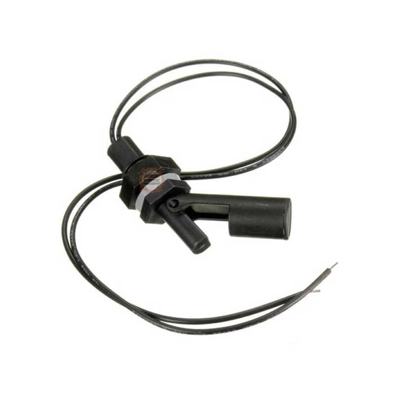 Yatay Tip Şamandıra Sıvı Su Seviye Sensörü -Siyah Plastik Gövde