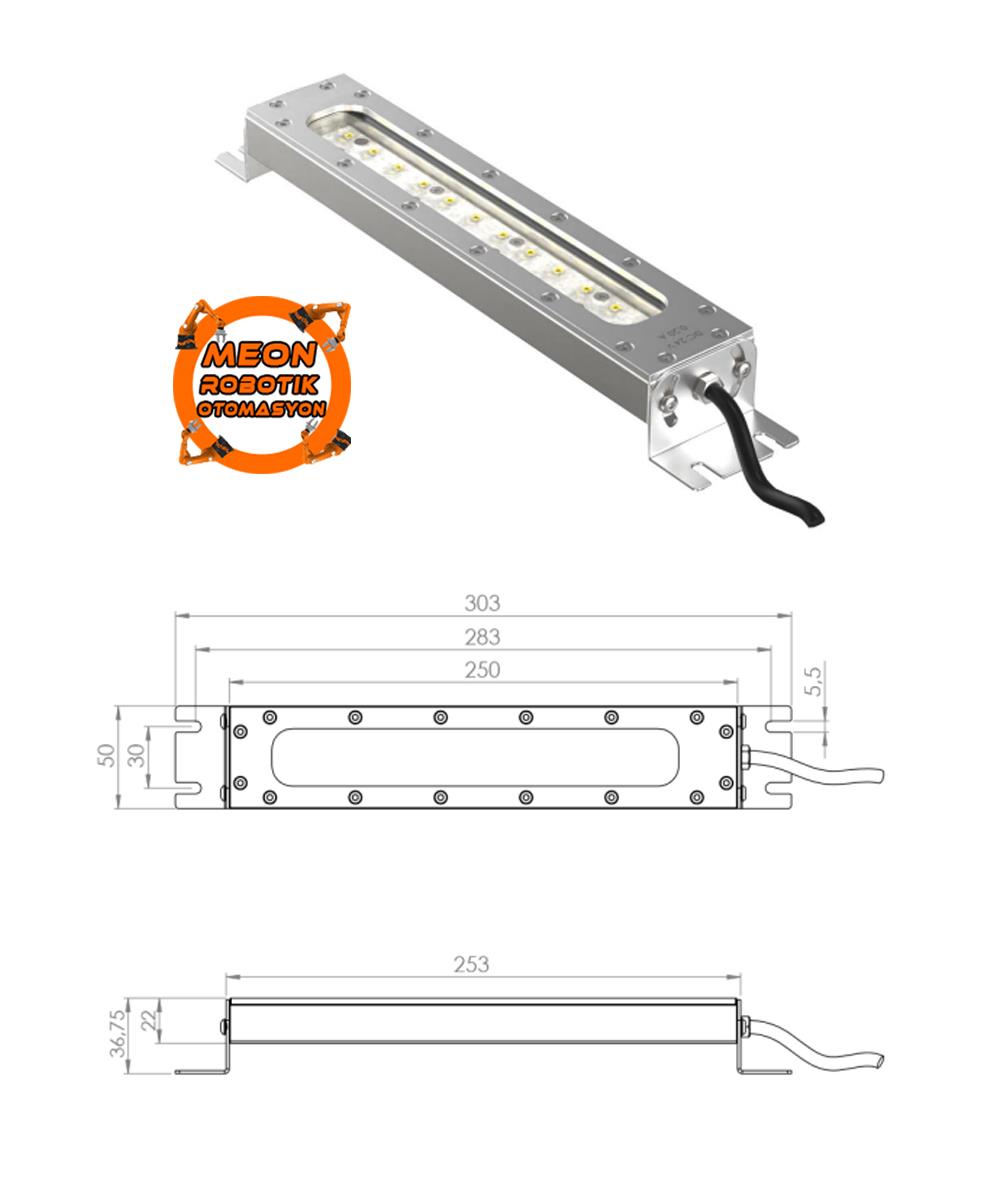 cnc aydınlatma 250mm
