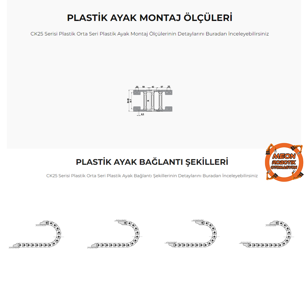 Ck42 Plastik Ayak
