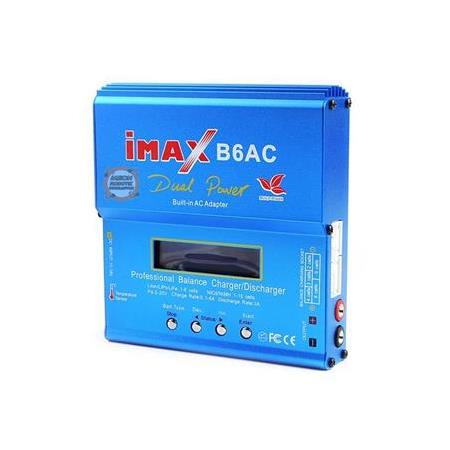 Profesyonel İmax B6AC Dijital Lityum Pil Batarya Şarj Cihazı LCD Ekranlı 80W-Dahili Adaptörlü