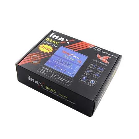 Profesyonel İmax B6AC Dijital Lityum Pil Batarya Şarj Cihazı LCD Ekranlı 80W-Dahili Adaptörlü