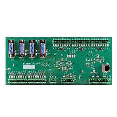 Radonix PC-Pro LAN 4 Eksen Cnc Kontrol Kartı ve Kontrol Programı