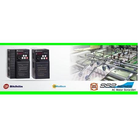 Shihlin Ss2 2.2 Kw Ac Motor Sürücü-SS2-021-2.2K-Tek Faz 220V AC Besleme