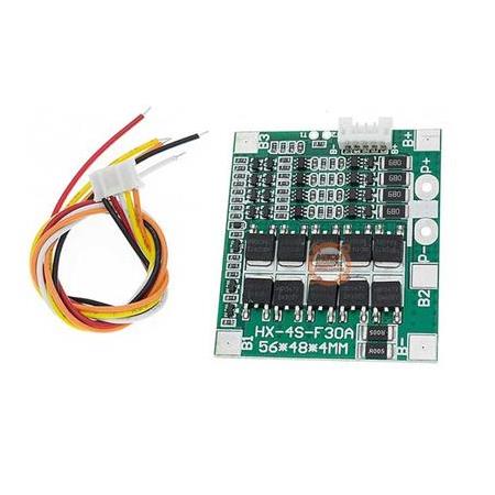 4S 30A Bms 14.8V 18650 Lityum Pil Şarj Balanslı Kontrol Devresi