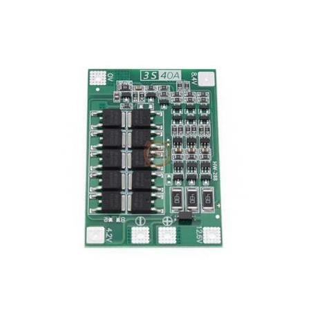 3S 40A Bms 12.6V 18650 Lityum Pil Şarj Balanslı Koruma Devresi