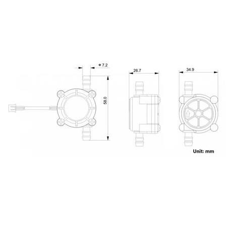 YF-S401 Su Akış Sensörü - Water Flow