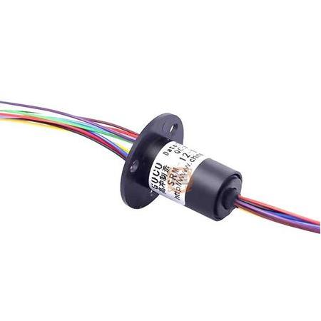 Flanşlı Kapsül Slip Ring-Çap 12mm 12 Kanal 2A