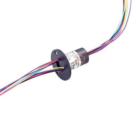 Flanşlı Kapsül Slip Ring-Çap 12mm 12 Kanal 2A