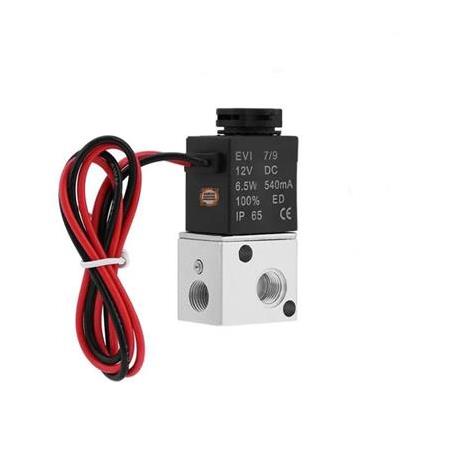 12V Solenoid Vakum Valf- 2 Konumlu 3 Yönlü Pnömatik Valfler Su Hava Gazı Sıcak Elektrik Küresel Vana