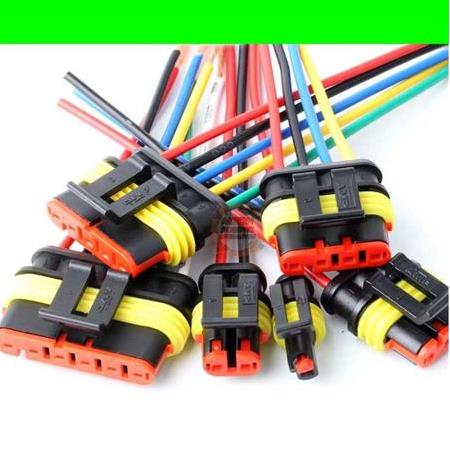 3 Pin Su Geçirmez Kablolu Konnektör Soket Takımı-Araba Oto Marin Elektrik Soket Kiti
