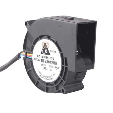 Delta BFB1012UH 12V 6A Turbo Yüksek Hava Üfleyici Salyangoz Fan-Süper Şiddetli Hava Akışı