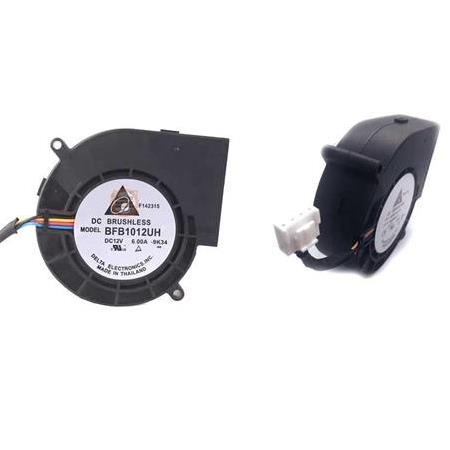 Delta BFB1012UH 12V 6A Turbo Yüksek Hava Üfleyici Salyangoz Fan-Süper Şiddetli Hava Akışı