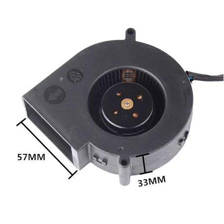 Delta BFB1012UH 12V 6A Turbo Yüksek Hava Üfleyici Salyangoz Fan-Süper Şiddetli Hava Akışı