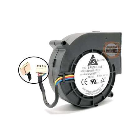Delta BFB1012UH 12V 6A Turbo Yüksek Hava Üfleyici Salyangoz Fan-Süper Şiddetli Hava Akışı