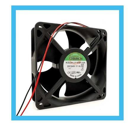 Sunon Dc 24V 120x120x38mm 2 Pin Kare Fan-KD2412PMP1-6A