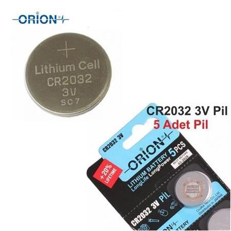 Orion Cr2032 3V Lithium Pil 5 Adet