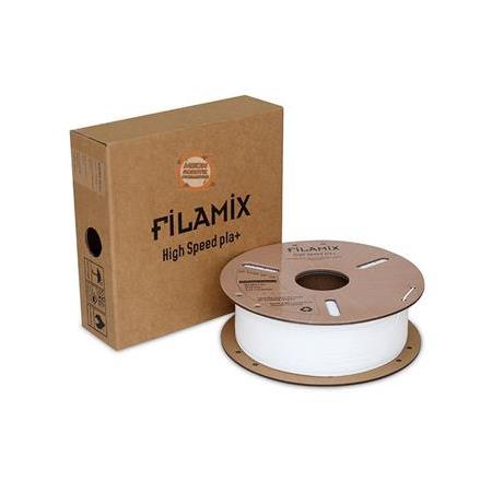 Filamix Beyaz Pla+ Yüksek Hız Filamenti 1.75mm 1 KG-Hyper Rapid Pla+