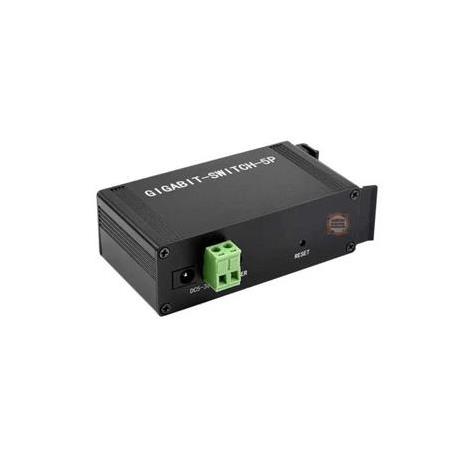 Gigabit Endüstriyel 5 Port Ethernet Switch - DIN Ray Montajlı