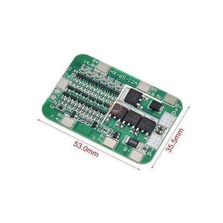 6S 12A BMS 25.5V 18650 Lityum Pil Şarj Koruma Devresi