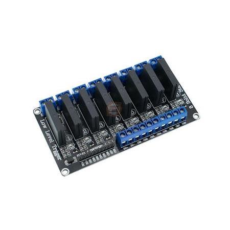 5V-8 Kanal Solid State Röle Kartı (Geliştirme Kartlarıyla Uyumlu- Dirençli Sigorta Ile Arduino)