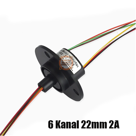 Slip Ring - Kayar Bilezik 22mm Çap 6 Tel