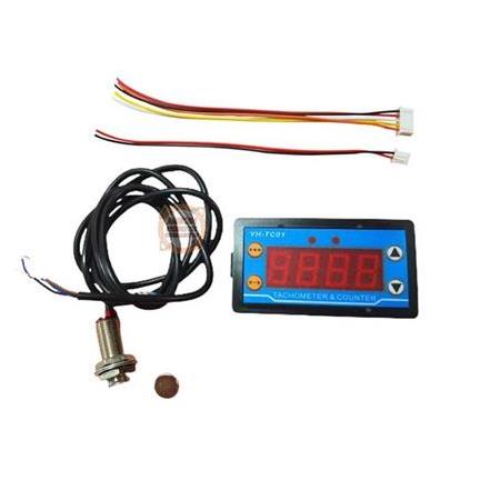 Dijital Takometre Devir Sayıcı Dc 8-24V Rpm Hız Ölçer