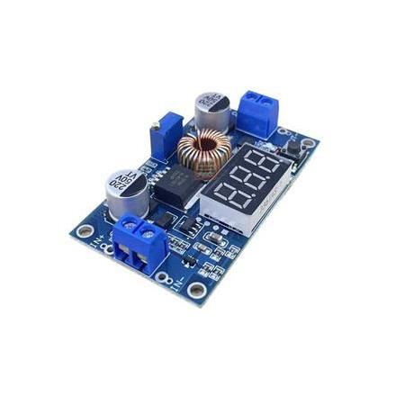 XL4015 75W 5A DC-DC Voltmetreli Ekranlı Voltaj Düşürücü Modül