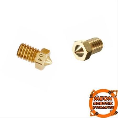 MK8 3D Yazıcı Extruder Nozzle 0.4 mm Creality Ender Uyumlu 1,75mm Filament