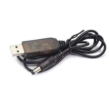 USB 5V - 12V Voltaj Yükseltici Booster Adaptör 5.5x2.5mm Soketli