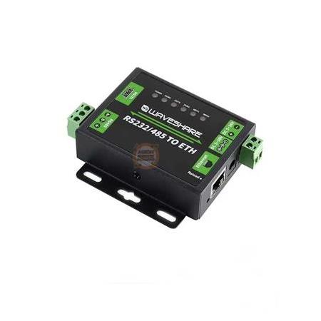 Endüstriyel RS232/RS485-RJ45 Ethernet Dönüştürücü Waveshare Çift Seri Bağlantı Noktası