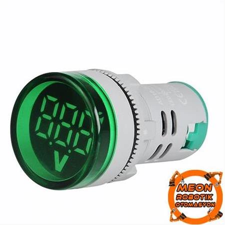 AD22 Voltmetre - Yeşil
