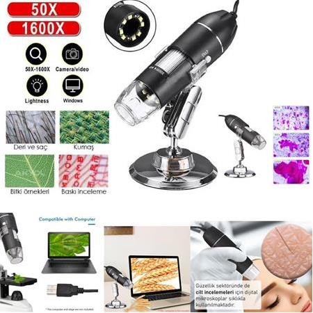 USB1600X Yazılımlı Usb Dijital Mikroskop