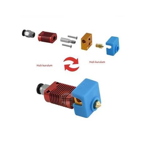 3D Yazıcı CR10/MK8 Hotend Extruder Seti - Ender 3/Pro/V2