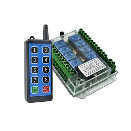 8 Kanal RF Kablosuz Uzaktan Kumanda Dc 9-72V Alıcı Verici Seti