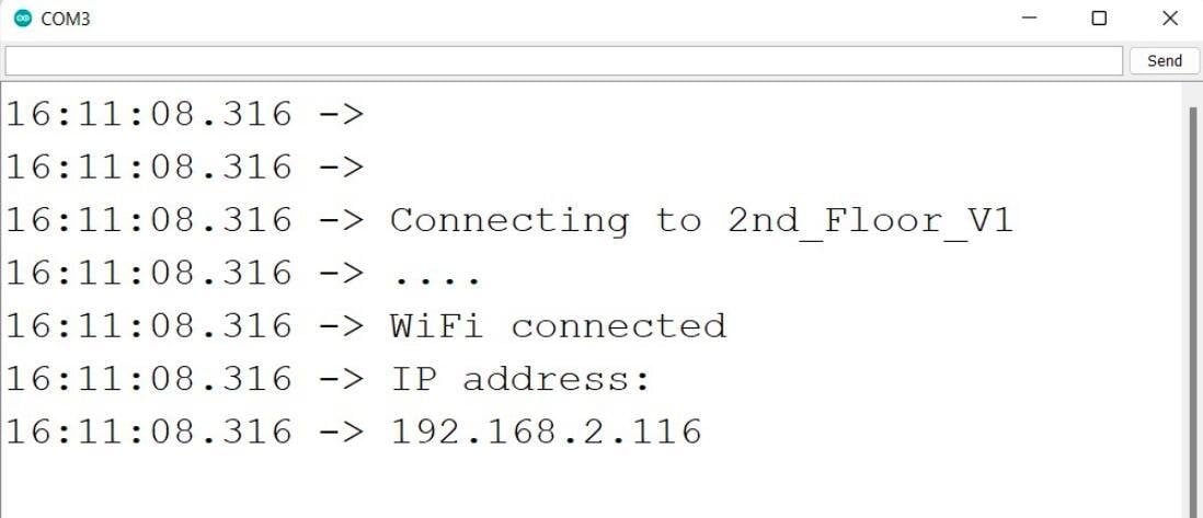 ESP32-C3 SuperMini WiFi bağlantı seri monitör çıktısı