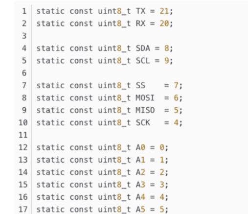 ESP32-C3 SuperMini pin eşleme kodu