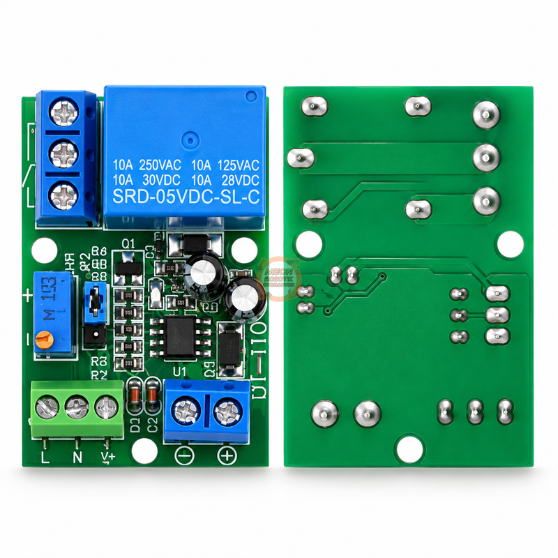 DC 24V 1-Kanal LM393 Voltaj Karşılaştırıcı Röle Modülü