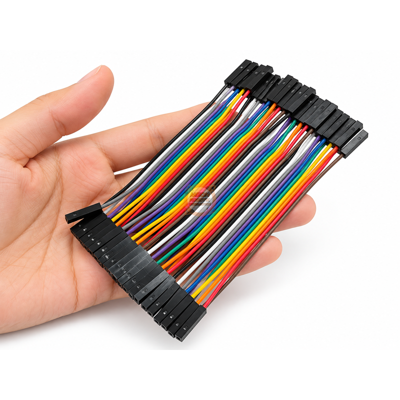 Jumper Kablo 40 Pin 10 cm Dişi-Dişi Breadboard Bağlantı Kablosu
