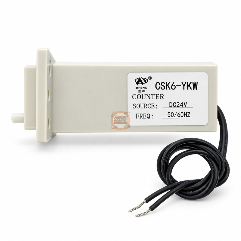 CSK6-YKW 24VDC Tetiklemeli 6 Haneli Elektromekanik Darbe Sayacı