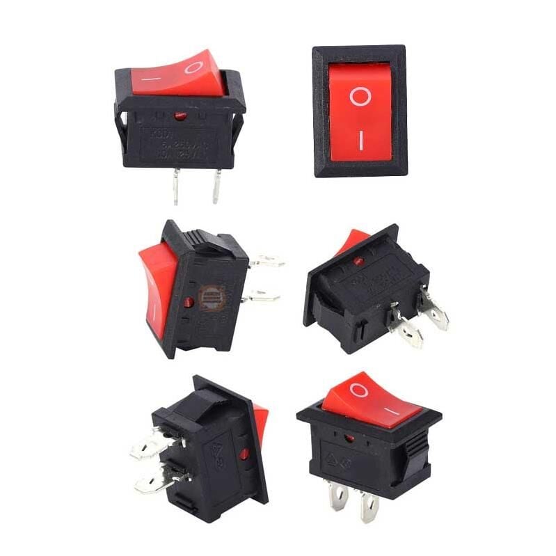 KCD1-101 On-Off Kırmızı Mini Aç Kapa Anahtar