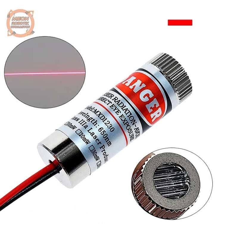 Kırmızı Çizgi Lazer Modül  5mW 650nm