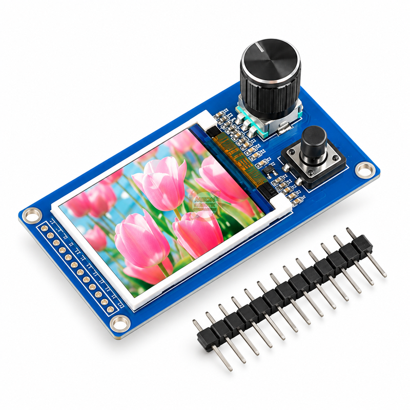 1.8'' ST7735S TFT Ekran + EC11 Rotary Encoder Modülü