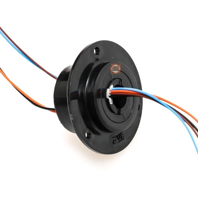 10mm Delikli Slip Ring 4 Kanal 4 Kablo 2A-Mile Geçmeli Slip Ring