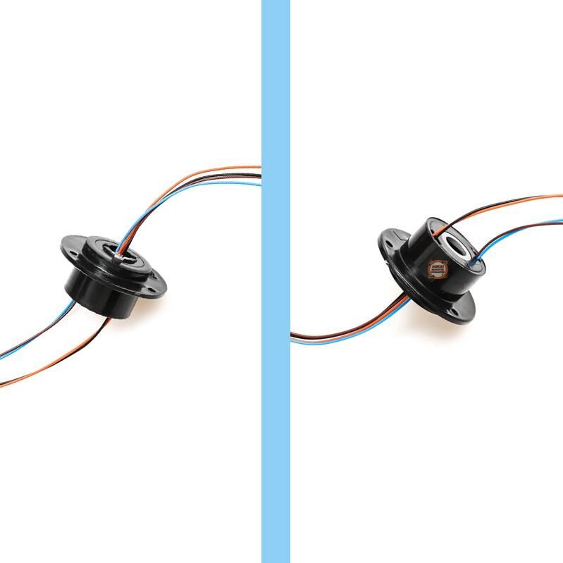 10mm Delikli Slip Ring 4 Kanal 4 Kablo 2A-Mile Geçmeli Slip Ring