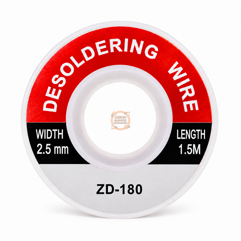 Lehim Temizleme Teli 2.5mm ZD-180 1.5 Metre Lehim Sökme Wick Teli