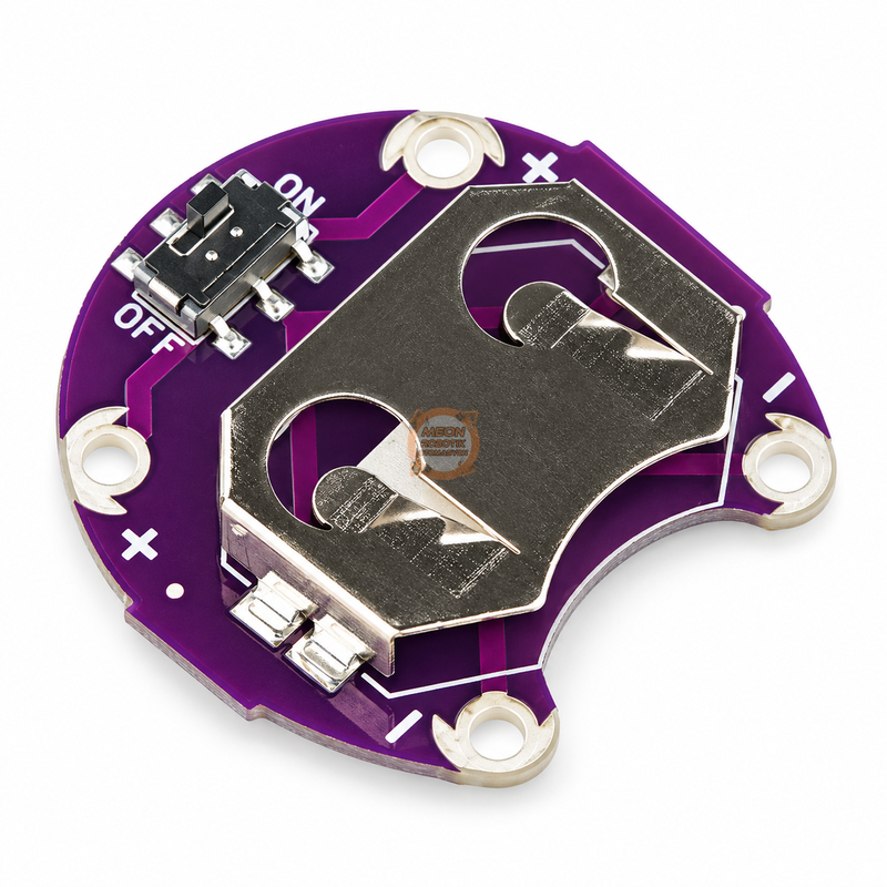 LilyPad Coin PCB - LilyPad CR2032 Batarya Yuvası